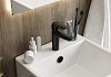 Смеситель для раковины черный матовый Teymi Hanna T10255 № 5