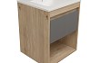 Фасад для тумбы в ванную 50 см Teymi Vitra цвет графит T60407 T60407 № 2