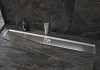 Трап для душа под плитку с сухим затвором вертикальный выпуск Teymi Aina 10х80 нержавеющая сталь T90361 № 6