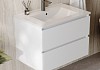 Тумба подвесная для ванной 70 см Teymi Laina корпус белый фасад матовый белый T60803 T60803 № 4