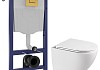 Комплект инсталляция Teymi Rapid SL с кнопкой GROHE золото глянец + унитаз ТОРНАДО Lina Vortex 3 пок F17501 № 20