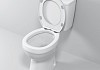 Унитаз напольный Niagara Brava безободковый с тонкой крышкой NG-9901 № 4