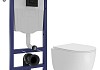 Комплект инсталляция Teymi Rapid SL с кнопкой GROHE черная унитаз ТОРНАДО подвесной безободковый Lori Vortex 3 пок F17942 № 20