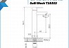 Комплект Teymi: Раковина Lori 40 + смеситель Solli Black высокий, черный матовый F00307 № 3