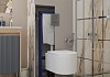 Комплект инсталляция Teymi Rapid SL с кнопкой GROHE оружейная сталь унитаз ТОРНАДО подвесной безободковый Martta Vortex F17914 № 15