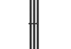 Полотенцесушитель электрический Маргроид Лина Inaro 3 секции, 120х15, таймер, скрытый монтаж, правое подключение, черный матовый 4690569009666 № 8