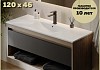 Раковина для ванной мебельная на тумбу Teymi Ritta 120 белая T51008