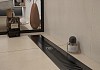 Трап для душа с сухим затвором вертикальный выпуск Teymi Helmi 10х60 c решеткой черный T90332 № 5