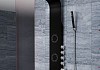 Душевая панель Teymi Helmi с изливом, 160х200, нержавеющая сталь, черная матовая T10301 № 4