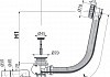 Слив-перелив AlcaPlast A55K-100 № 2