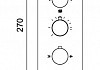 Термостат RGW Shower Panels SP-41-03 с внутренней частью, для душа № 3