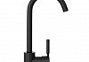 Смеситель для кухни черный матовый Teymi Iva T10265 № 7
