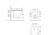 Комплект инсталляция Teymi Rapid SL с кнопкой GROHE черная + унитаз Solli Black F17918 № 17