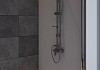 Шторка на ванну Teymi Solli 1400x850, прозрачное закаленное стекло 6 мм, профиль хром T00204 № 7