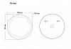 Зеркало Grossman Arma 70x70 LED с сенсорным выключателем и гравировкой 157070 157070 № 4