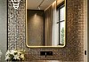 Зеркало настенное с подсветкой в ванную Teymi Edlen Black 600х800 LED сенсор T20723 T20723 № 2