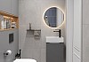Фасад для тумбы в ванную 40см Teymi Бьёрке цвет графит T60946 T60946 № 2