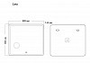 Зеркало Grossman Leo 90x80 LED с сенсорным выкл.,гравировкой,подогревом и увеличительным стеклом 169080 169080 № 4