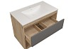 Фасад для тумбы в ванную 80 см Teymi Vitra цвет графит T60415 T60415 № 3