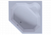 Ванна акриловая Акватек Лира пустая с фр.экр. (вклеенный каркас) LIR150-0000032