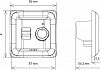 Терморегулятор IQ Watt Thermostat M кремовый E72.26 терморегулятор с доставкой по Москве и России в магазине Санбраво № 2