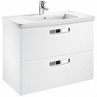 Превью фото Тумба под раковину Roca The Gap 80 белый глянец № 1