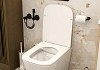 Унитаз подвесной безободковый с быстросъемным сиденьем микролифт Teymi Helmi Pro T40307 № 6