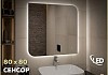 Зеркало настенное с подсветкой в ванную Teymi Lempi Oreol Pro 80х80 LED сенсор T20270 T20270
