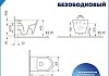 Инсталляция с унитазом комплект 5 в 1 Teymi унитаз подвесной безободковый Solli Pro Vortex кнопка черная / хром F16308 № 13