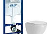 Комплект 3 в 1 инсталляция Grohe Rapid SL + Унитаз подвесной Teymi Lina Vortex 3 пок + кнопка хром F18268 № 14