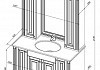 Комплект мебели для ванной Aquanet Кастильо 120 слоновая кость 183199 183199 № 12