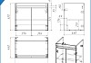 Фасад для тумбы в ванную 75 см Teymi Netta цвет графит T60613 T60613 № 4