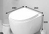 Комплект 3 в 1 инсталляция Grohe Rapid SL + Унитаз подвесной Teymi Lori Vortex + кнопка хром F18114 № 9