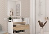 Тумба подвесная для ванной 75 см Teymi Ritta корпус белый фасад дуб T60539 T60539 № 5