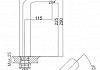 Смеситель для раковины D&K Venice Gondola DA1022018 № 2