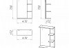 Зеркало Grossman ПОЛО-47 см с полками комбинированное 204701 204701 № 5