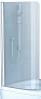 Шторка на ванну Ravak Rosa CVSK1 160/170 R Transparent, профиль белый