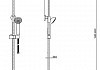 Душевая колонна Bravat OPAL со смесителем для ванны c поворотным изливом F6125183CP-A4-RUS № 2