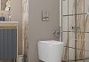 Комплект 3 в 1 инсталляция Grohe Rapid SL + Унитаз подвесной Teymi Lori Media Vortex + кнопка хром F18119 № 17