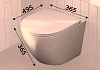 Комплект 3 в 1 инсталляция Grohe Rapid SL + Унитаз подвесной Teymi Lina S + кнопка хром F17144y № 7