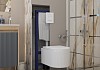 Комплект инсталляция Teymi Rapid SL с кнопкой GROHE белая унитаз ТОРНАДО подвесной безободковый Martta Vortex F17913 № 15