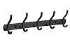 Крючок для полотенец Potato Lux Black, 5 крючков, черный P143-5G