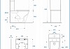 Унитаз напольный безободковый торнадо Teymi Ritta Pro Vortex сиденье микролифт T40811 № 12