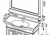 Комплект мебели для ванной Aquanet Валенса 100 белая 180453 180453 № 6