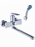 Превью фото Смеситель для ванны Diadonna D80-222120 с длинным поворотным изливом, картридж 35 мм, хром № 1