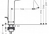 Комплект Смеситель Hansgrohe Logis 71090000 для раковины + Раковина Duravit D-Code 0338490000 встраиваемый № 6