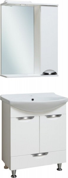 Комплект мебели для ванной Runo Барселона 65