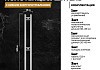 Полотенцесушитель электрический Teymi Helmi Stick 10х120, с таймером, подключение левое/правое E80349 № 2