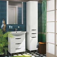 Превью фото Комплект мебели для ванной Акватон Ария Н 65 белая № 1