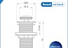 Донный клапан для раковины без перелива Teymi Ritta белый матовый T140126 № 12